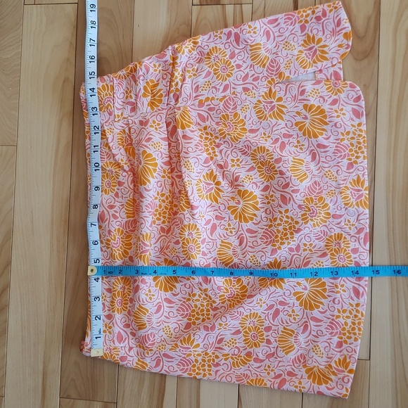 ZARA Linen blend floral skirt - Picture 7 of 9